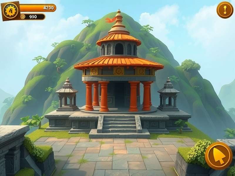 Temple Quest Pro puzzle solving interface